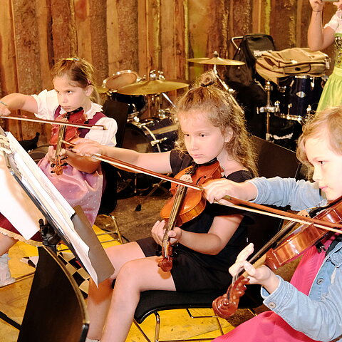 Klassenabend Blockflöte, Violine