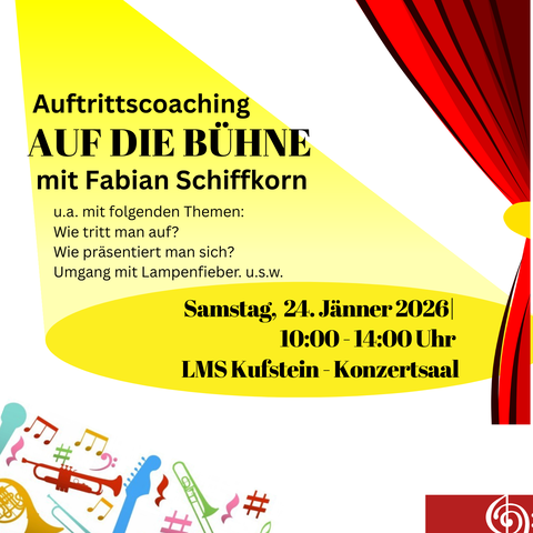Auftrittscoaching "Auf die Bühne" 