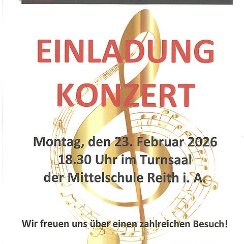 Außenstellenkonzert in Reith i. A. 2026