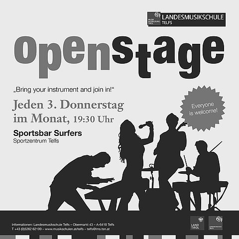 Plakat der Open Stage