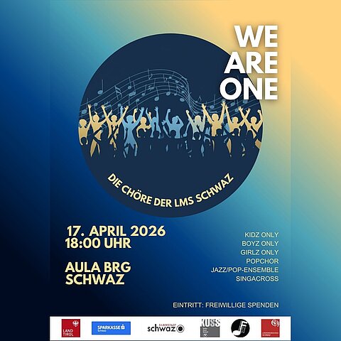 Chorkonzert "WE ARE ONE"