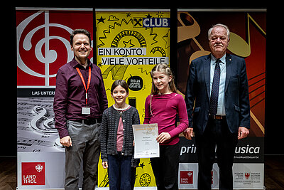 Claros Amigos bei der Preisverleihung