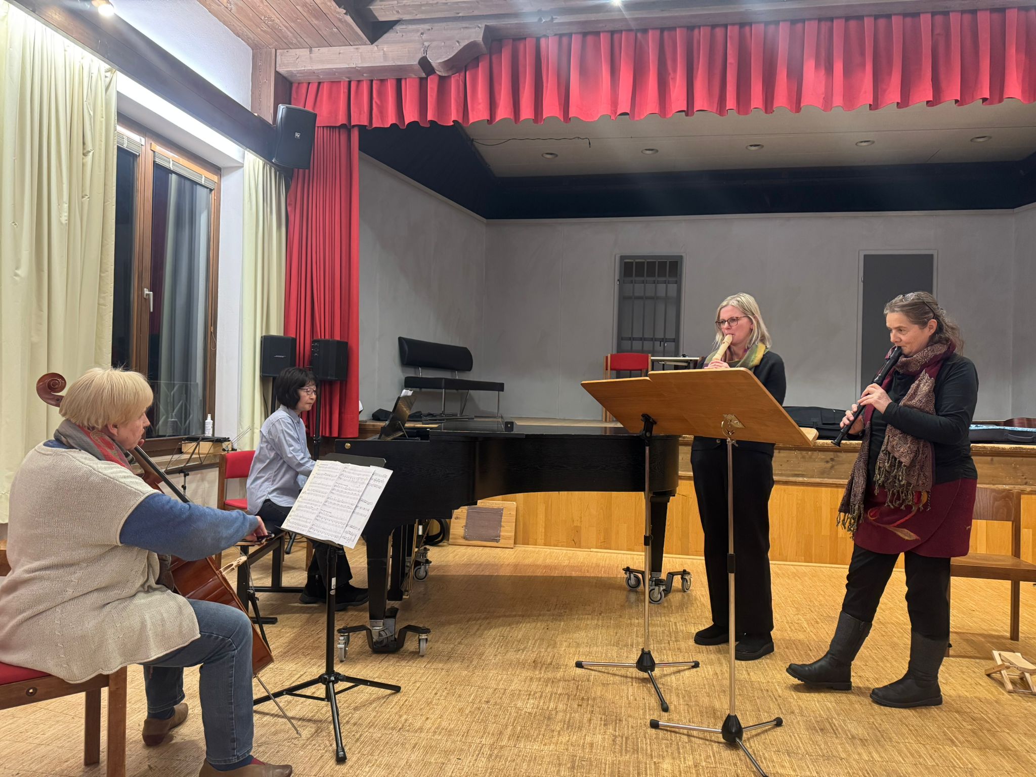 Ensemble Kammermusik (Cello, Klavier und Blockflöte)